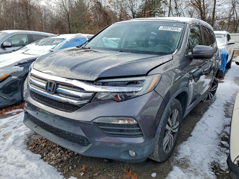 2017 HONDA PILOT EXL — VIN 5FNYF6H51HB093760