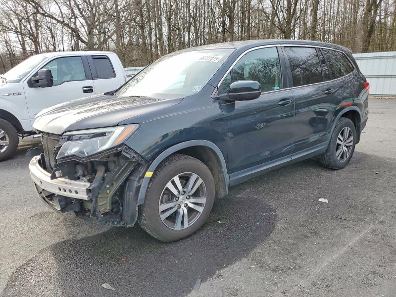 2017 HONDA PILOT EXL — VIN 5FNYF6H56HB103554
