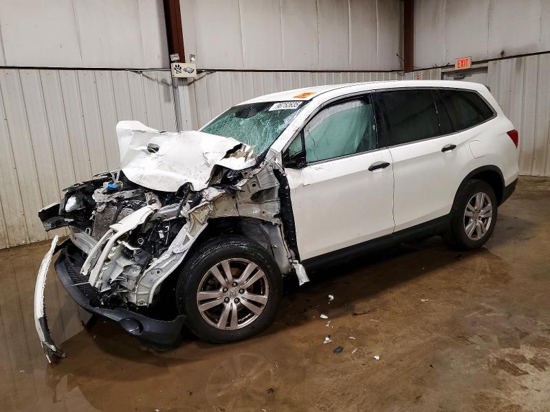 2018 HONDA PILOT LX — VIN 5FNYF6H12JB031576