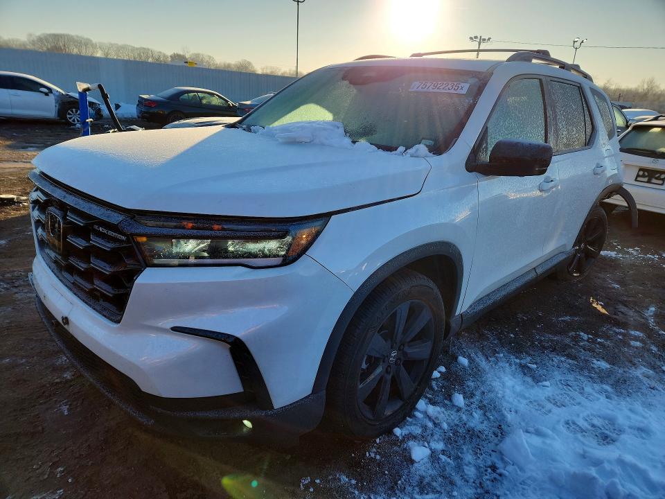 2025 HONDA PILOT BLAC — VIN 5FNYG1H92SB014588