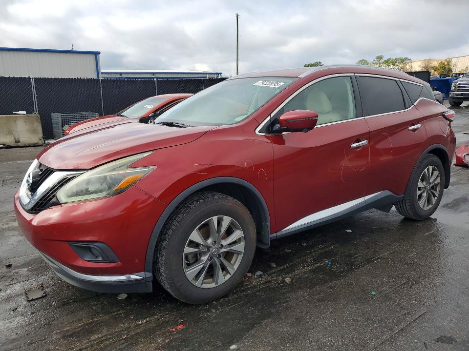 2018 NISSAN MURANO — VIN 5N1AZ2MH7JN182771