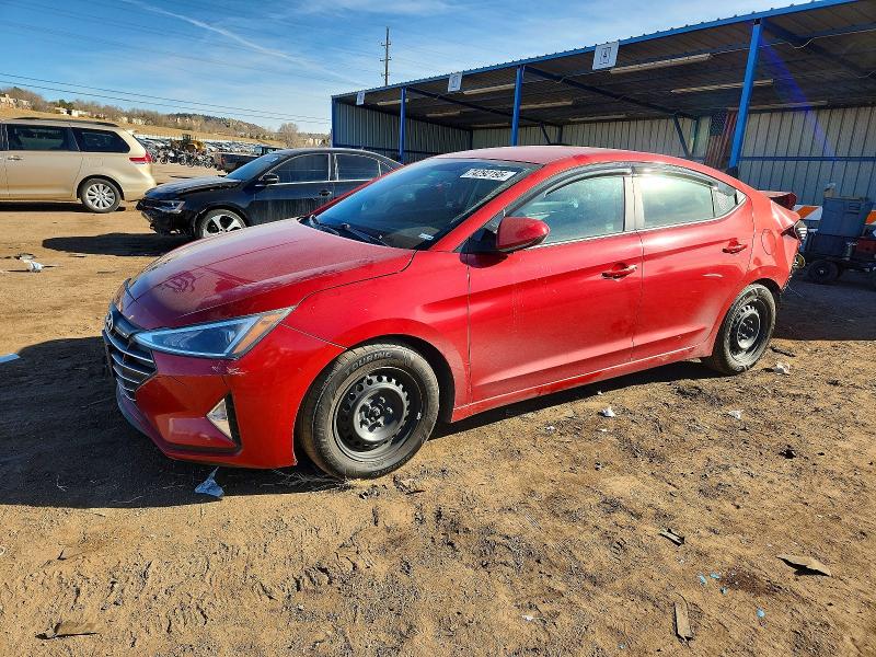 2019 HYUNDAI ELANTRA — VIN 5NPD74LFXKH493213
