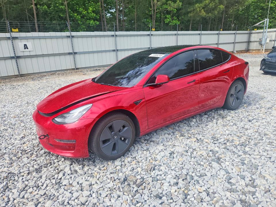 2022 TESLA MODEL 3 — VIN 5YJ3E1EA5NF241809
