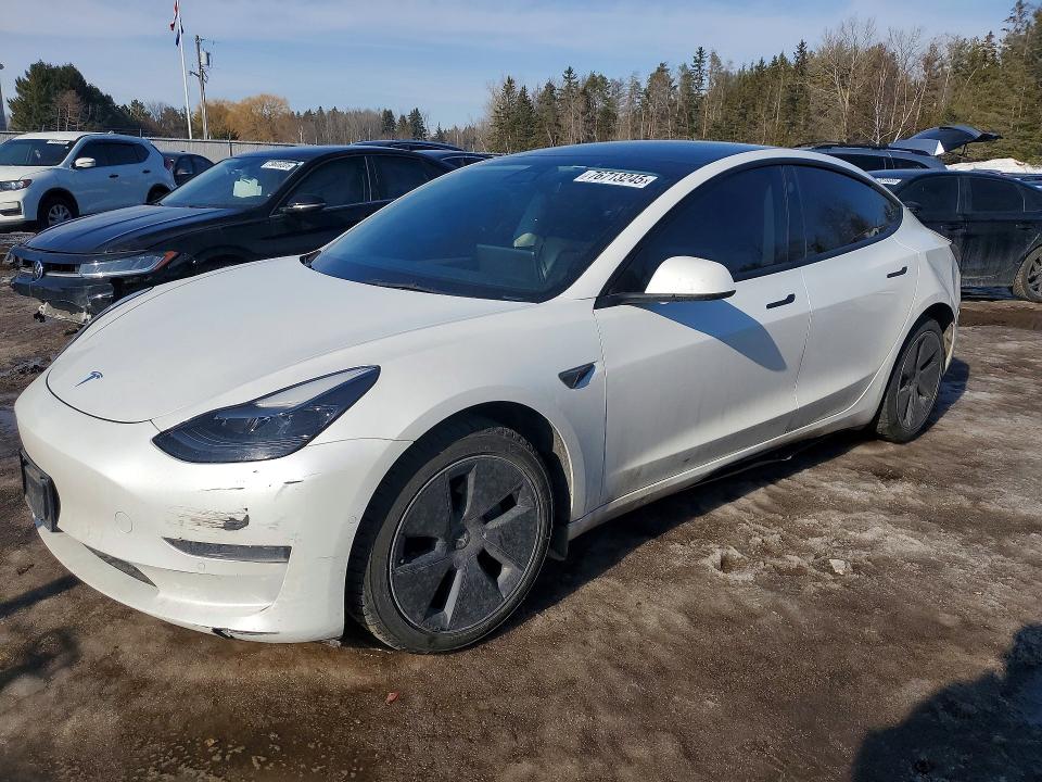 2022 TESLA MODEL 3 — VIN 5YJ3E1EA1NF151556