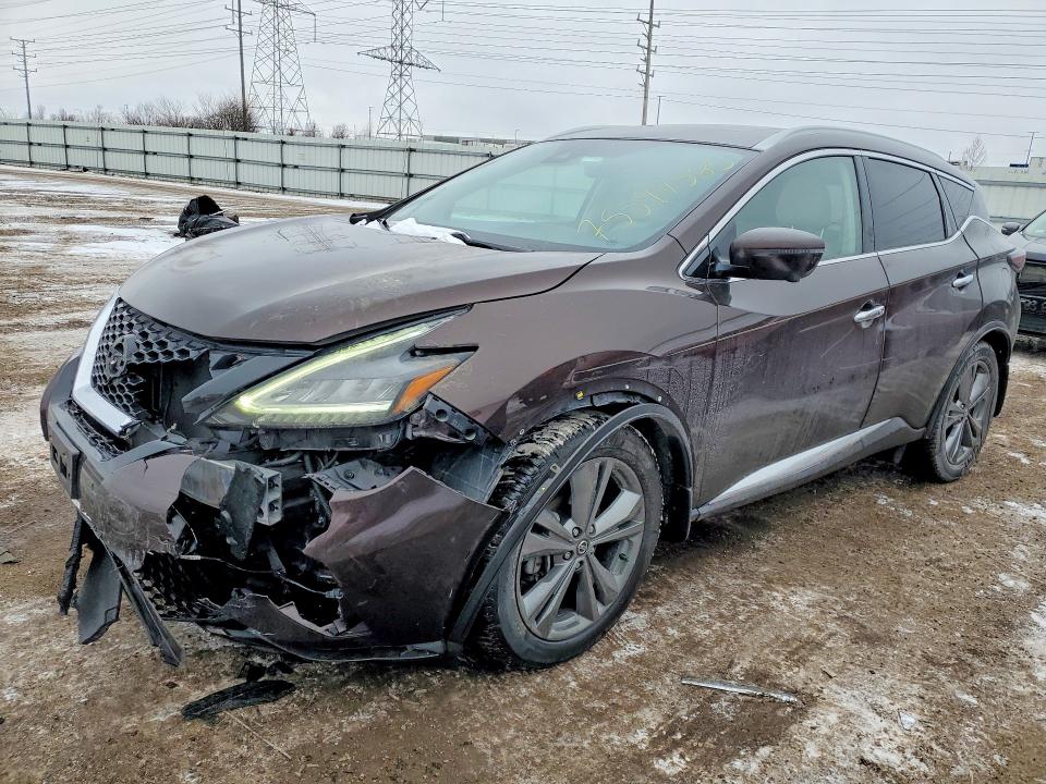 2019 NISSAN MURANO — VIN 5N1AZ2MS3KN158254