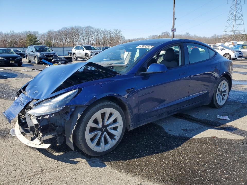 2022 TESLA MODEL 3 — VIN 5YJ3E1EA9NF287398