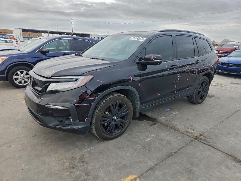 2021 HONDA PILOT BLAC — VIN 5FNYF6H7XMB051969