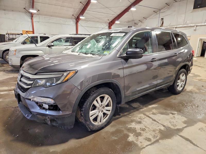 2017 HONDA PILOT LX — VIN 5FNYF6H10HB007013