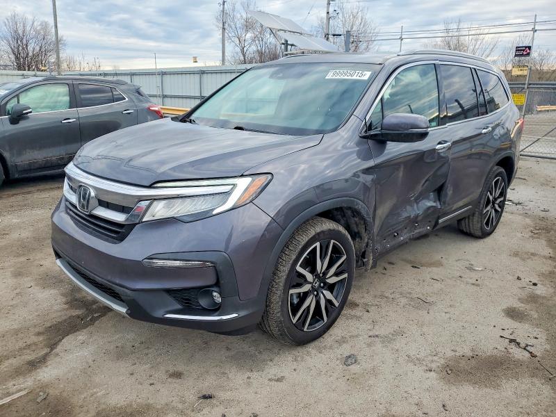 2019 HONDA PILOT ELIT — VIN 5FNYF6H09KB076328