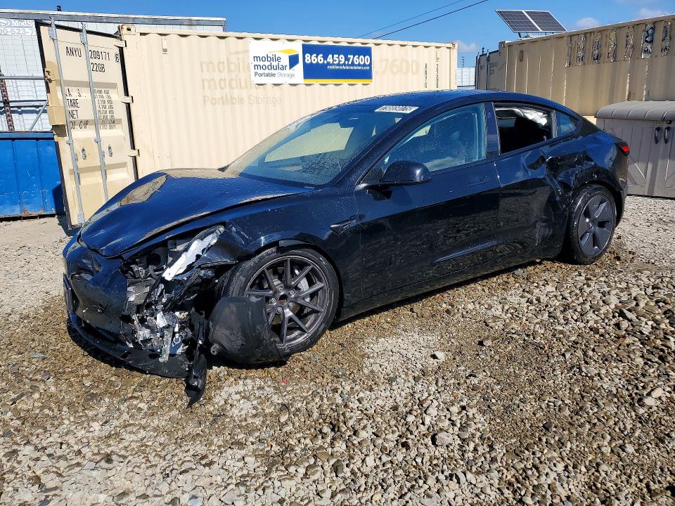 2022 TESLA MODEL 3 — VIN 5YJ3E1EA0NF370542