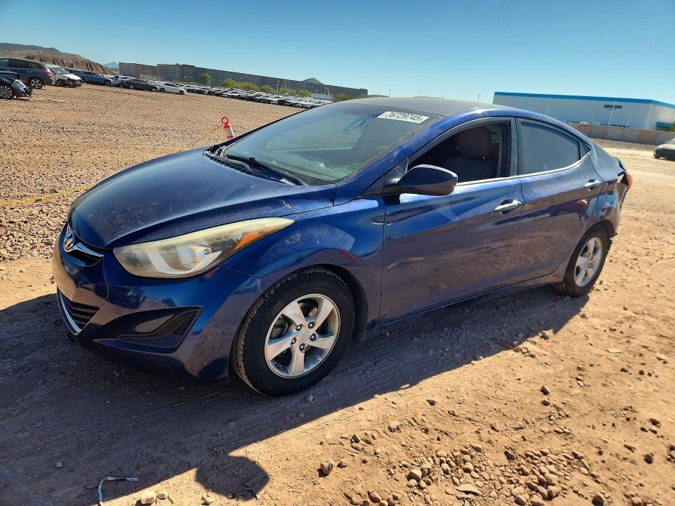 2015 HYUNDAI ELANTRA — VIN 5NPDH4AE3FH639710