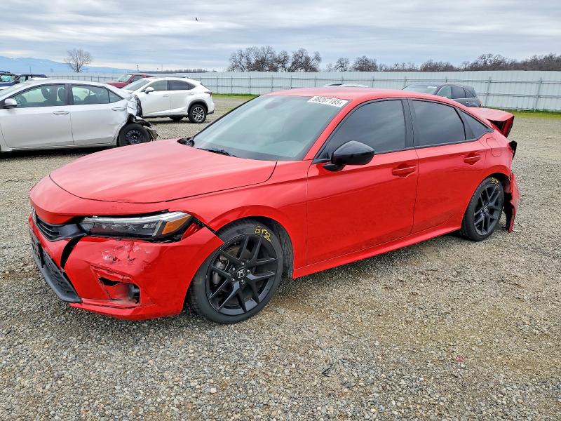 2022 HONDA CIVIC — VIN 2HGFE2F52NH606947