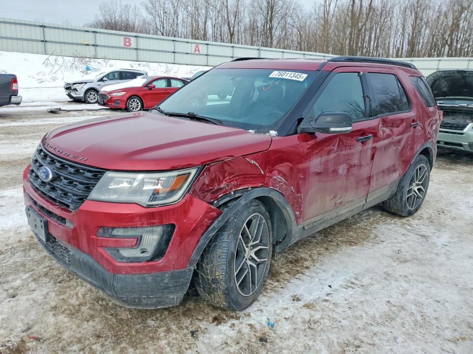 2017 FORD EXPLORER — VIN 1FM5K8GT6HGB34654