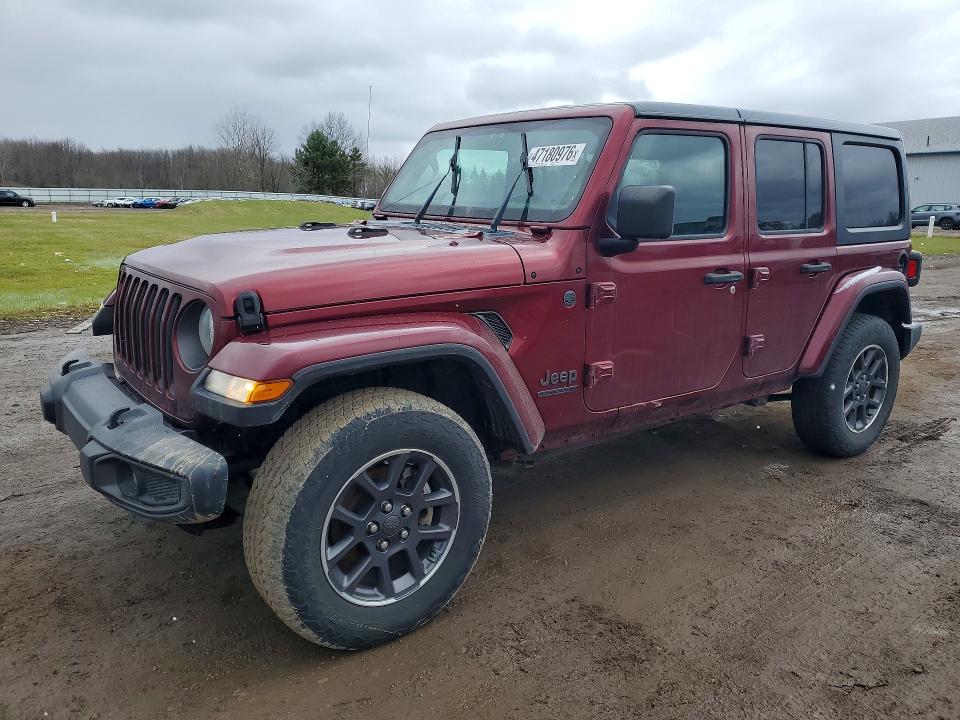 2021 JEEP WRANGLER UNLIMITED — VIN 1C4HJXDG8MW564191
