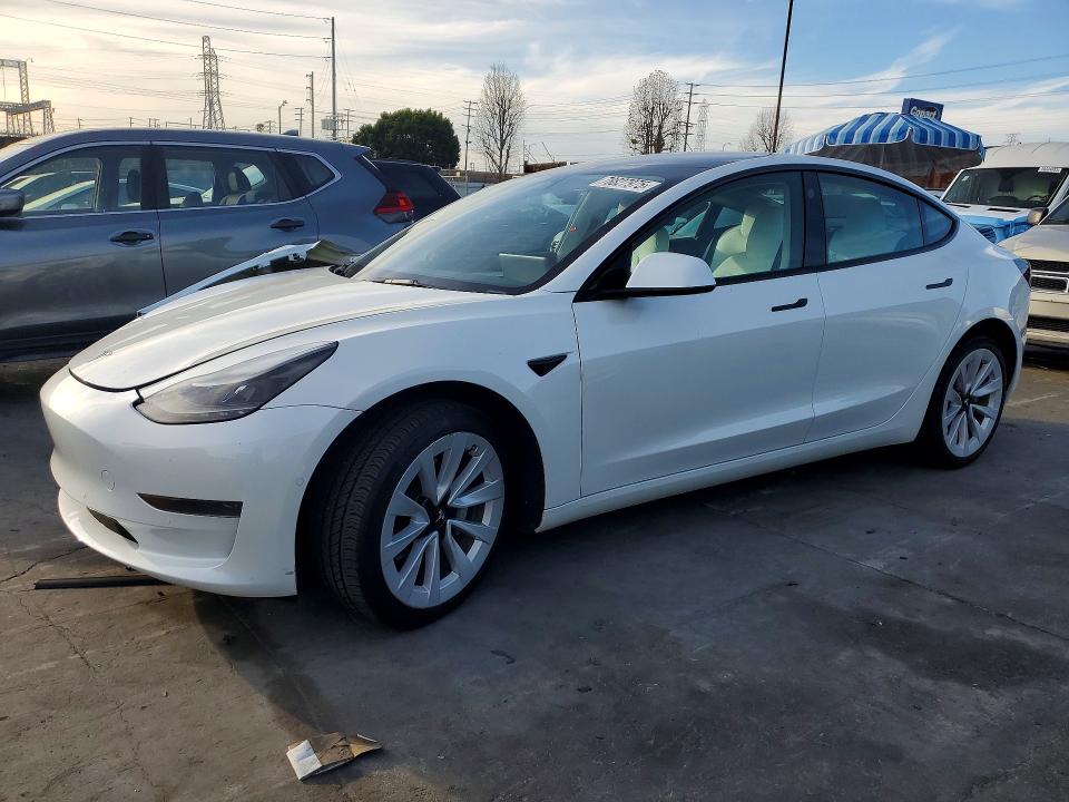 2022 TESLA MODEL 3 — VIN 5YJ3E1EA2NF374219