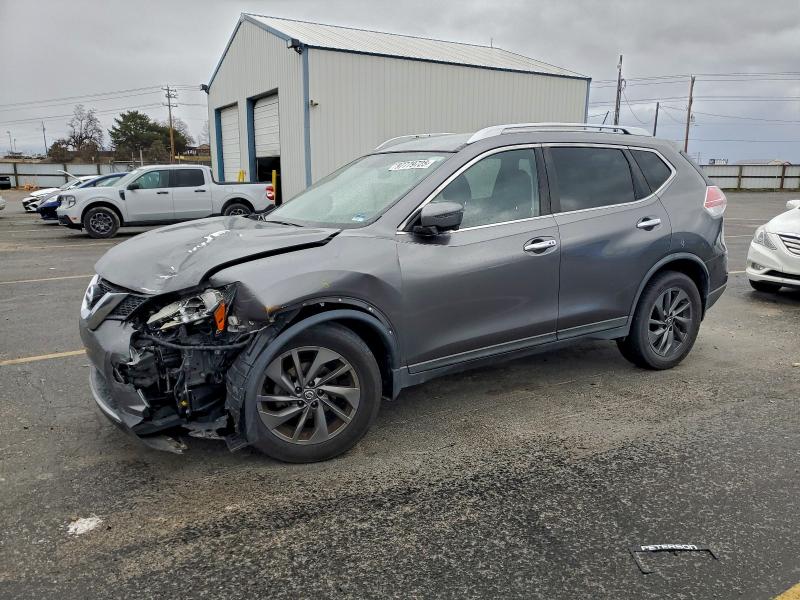 2016 NISSAN ROGUE S — VIN KNMAT2MT5GP700013
