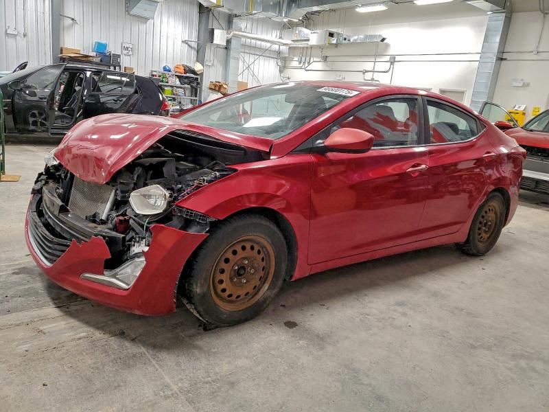 2016 HYUNDAI ELANTRA — VIN KMHDH4AE6GU550216