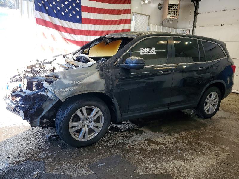 2016 HONDA PILOT LX — VIN 5FNYF6H19GB014587