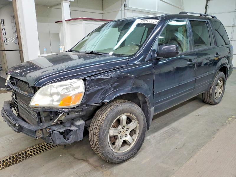 2005 HONDA PILOT EXL — VIN 2HKYF18555H569010
