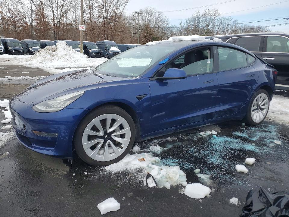 2022 TESLA MODEL 3 — VIN 5YJ3E1EB3NF241333