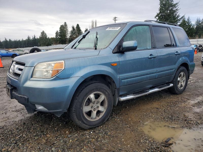 2007 HONDA PILOT EXL — VIN 2HKYF18557H525124