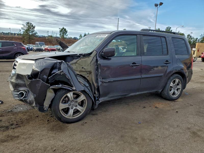 2012 HONDA PILOT EXL — VIN 5FNYF4H55CB048589