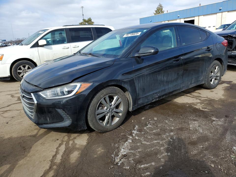 2018 HYUNDAI ELANTRA — VIN 5NPD84LF5JH221471