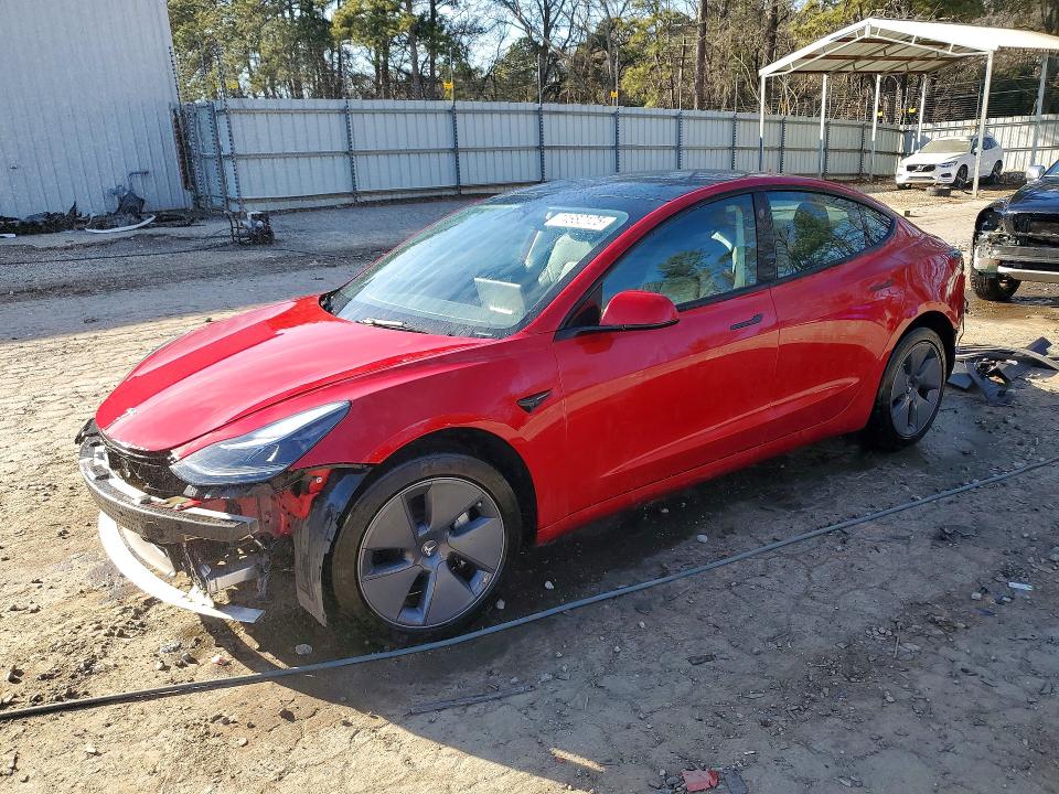 2022 TESLA MODEL 3 — VIN 5YJ3E1EB4NF257007
