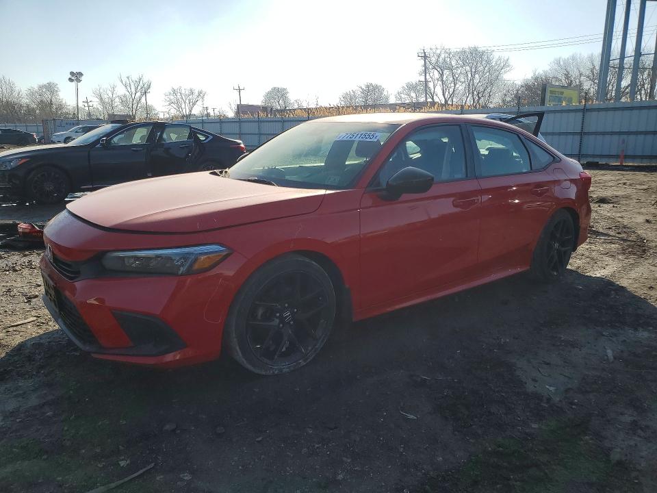 2022 HONDA CIVIC — VIN 2HGFE2F59NH543278