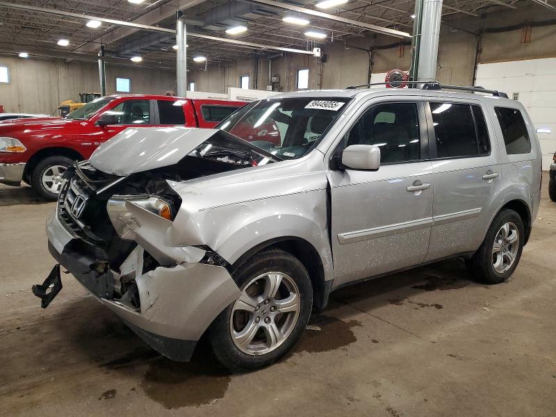 2014 HONDA PILOT EXL — VIN 5FNYF4H55EB031908