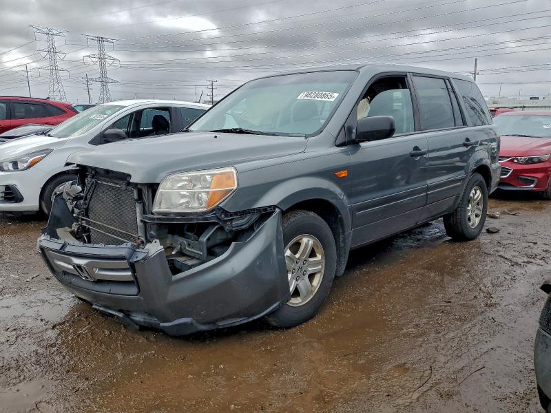 2007 HONDA PILOT LX — VIN 5FNYF18157B023872