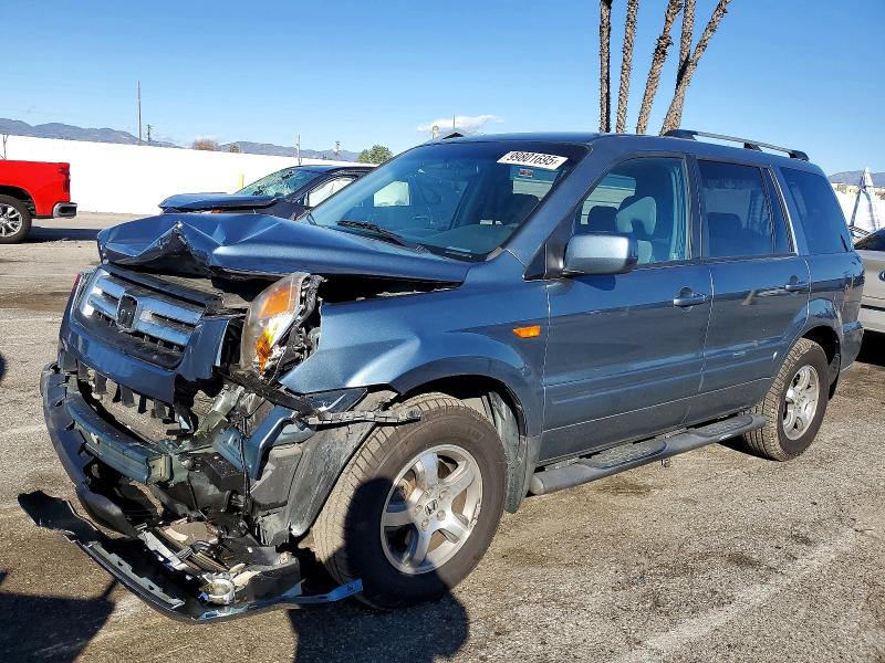2007 HONDA PILOT EX — VIN 2HKYF18457H509870