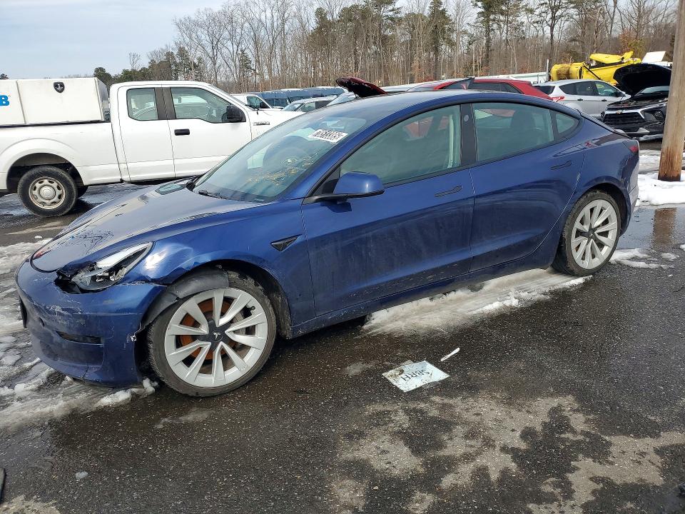 2022 TESLA MODEL 3 — VIN 5YJ3E1EA5NF290315