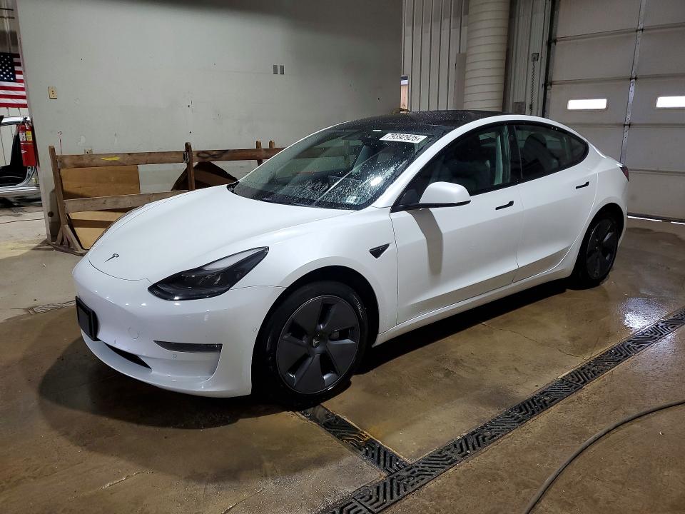 2021 TESLA MODEL 3 — VIN 5YJ3E1EB0MF095827