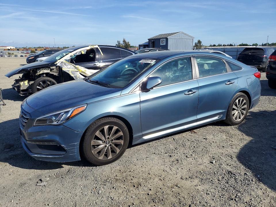 2017 HYUNDAI SONATA — VIN 5NPE34AF2HH449184