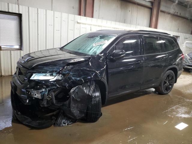 2022 HONDA PILOT BLAC — VIN 5FNYF6H7XNB014406