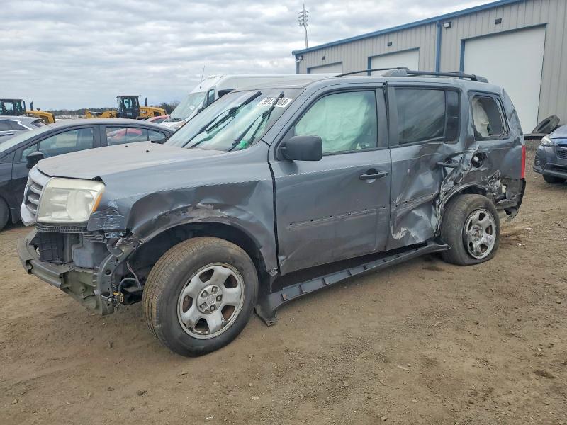 2012 HONDA PILOT LX — VIN 5FNYF4H2XCB013357