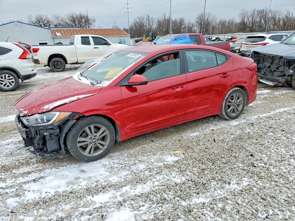 2018 HYUNDAI ELANTRA — VIN 5NPD84LF1JH235352