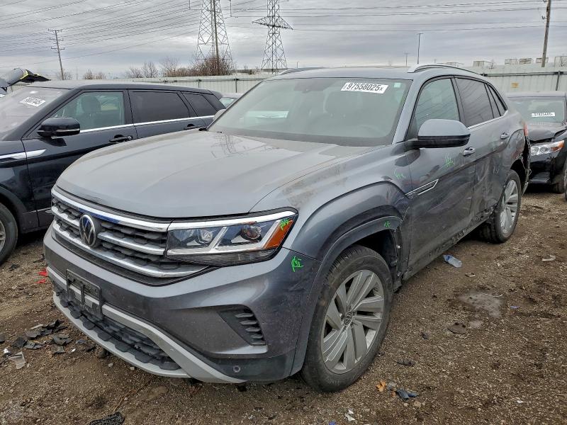2021 VOLKSWAGEN ATLAS CROS — VIN 1V2JE2CAXMC219847