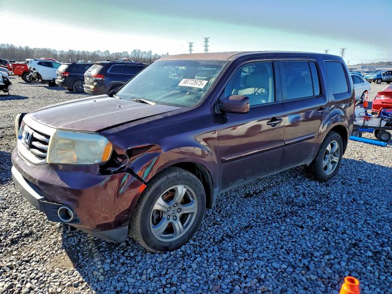 2014 HONDA PILOT EXL — VIN 5FNYF3H55EB005349