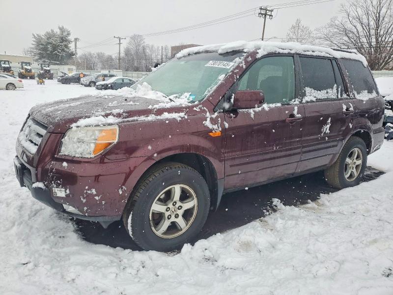 2008 HONDA PILOT EXL — VIN 5FNYF18678B028214