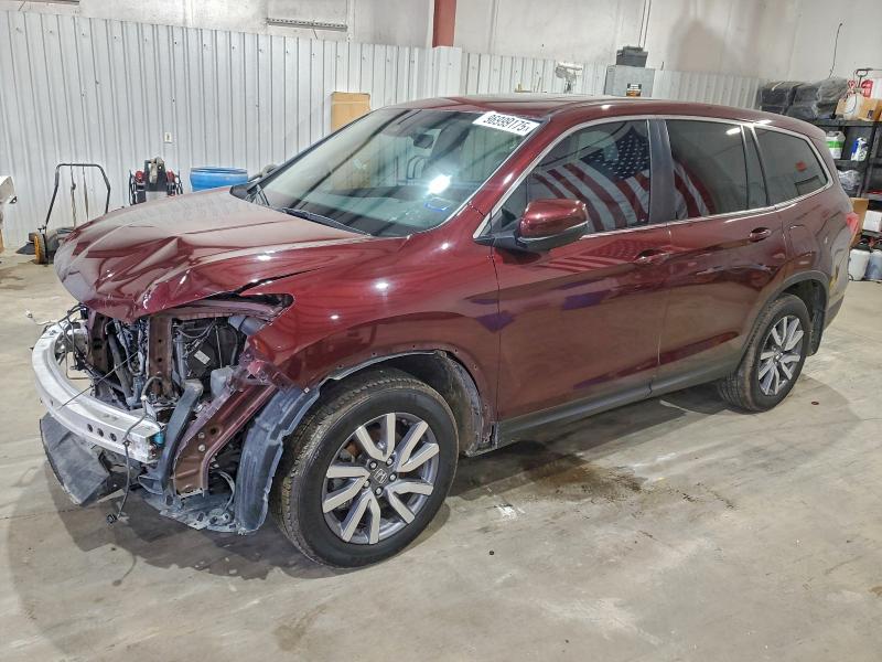 2019 HONDA PILOT EXL — VIN 5FNYF5H59KB014725