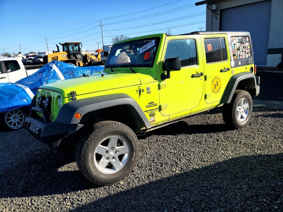 2016 JEEP WRANGLER UNLIMITED — VIN 1C4BJWDG7GL315662