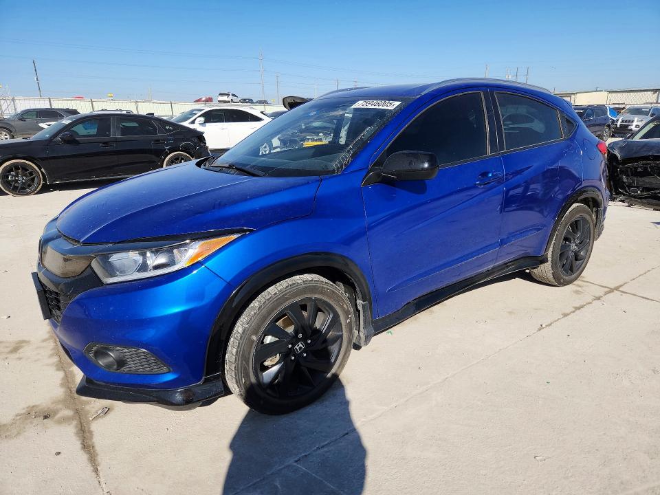 2022 HONDA HR-V — VIN 3CZRU5H13NM701944