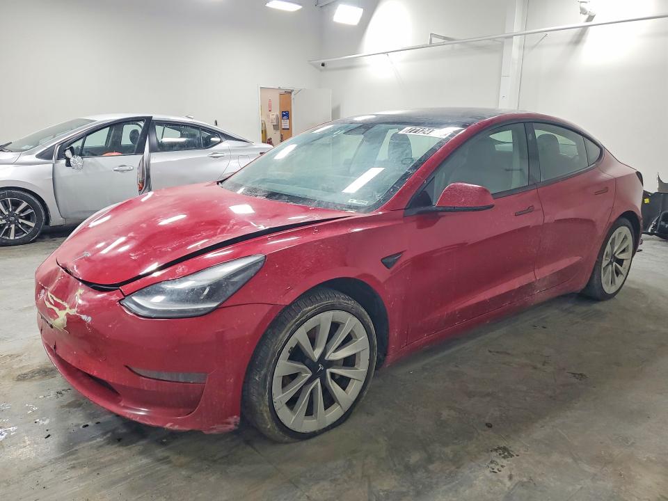2022 TESLA MODEL 3 — VIN 5YJ3E1EA0NF187271