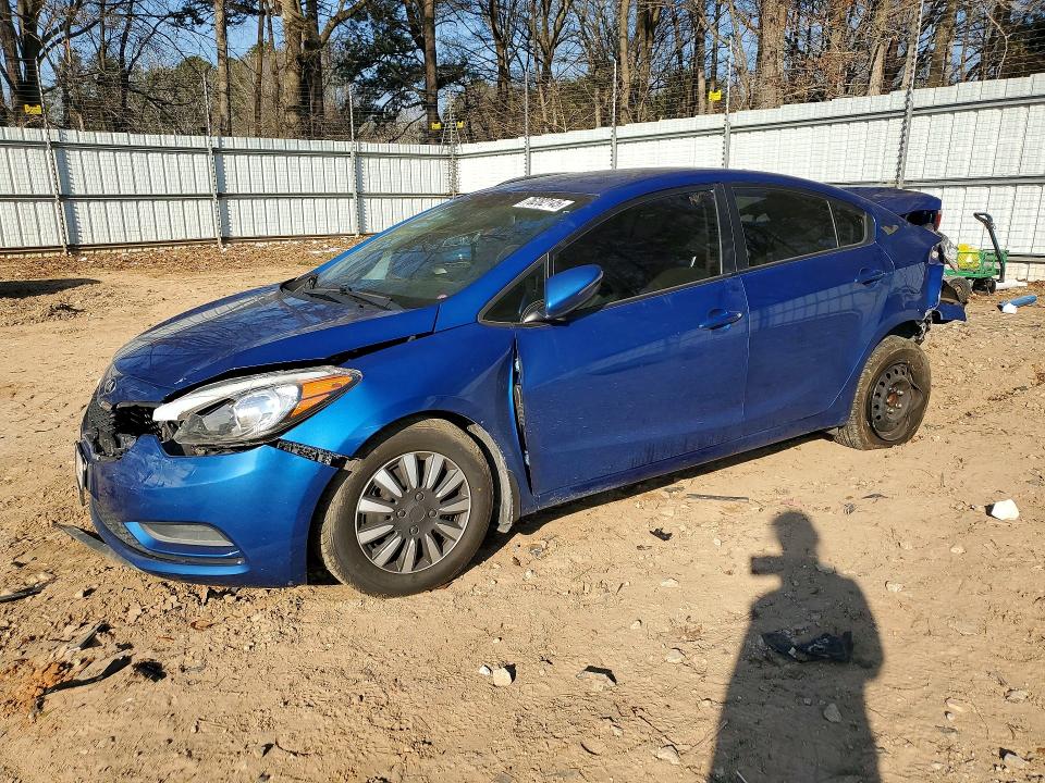2015 KIA FORTE — VIN KNAFX4A62F5260182