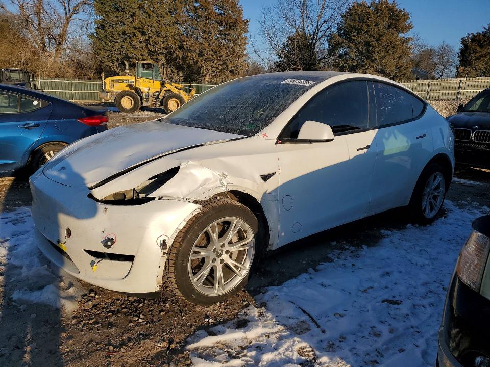 2022 TESLA MODEL Y — VIN 7SAYGDEE1NF389625