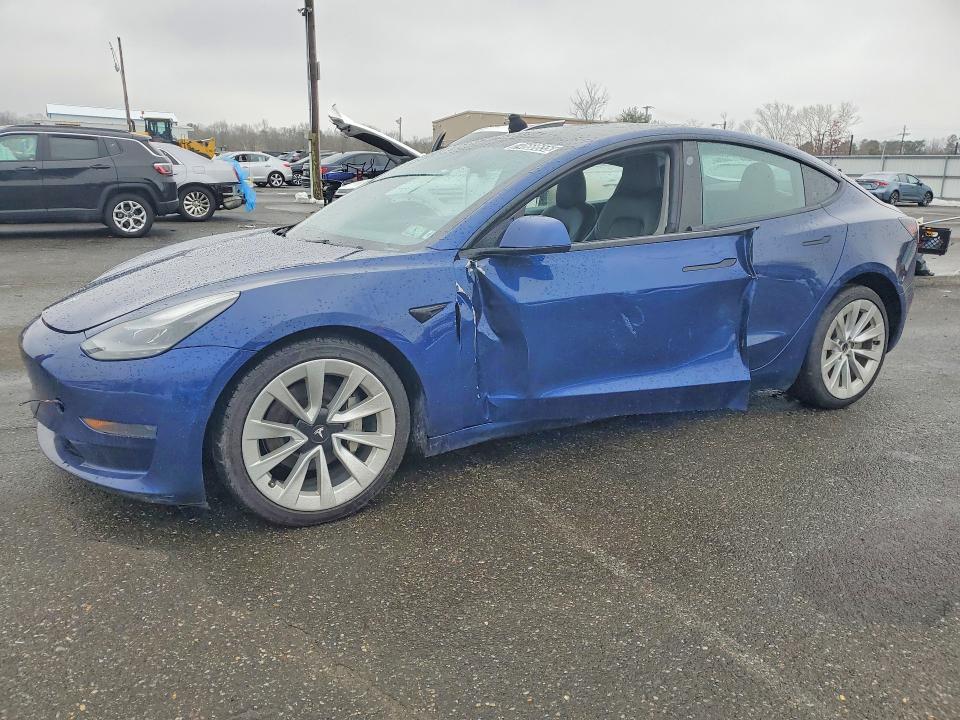 2022 TESLA MODEL 3 — VIN 5YJ3E1EA2NF191452