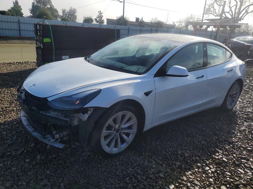 2022 TESLA MODEL 3 — VIN 5YJ3E1EA2NF143028