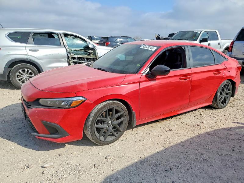 2022 HONDA CIVIC — VIN 2HGFE2F52NH521946